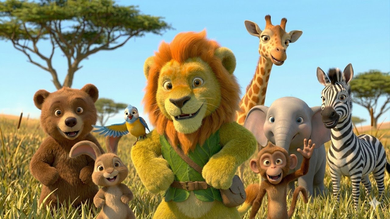 A Juan León le gusta jugar 🦁🎶 | Canción Infantil con Baile, Amigos y Valores