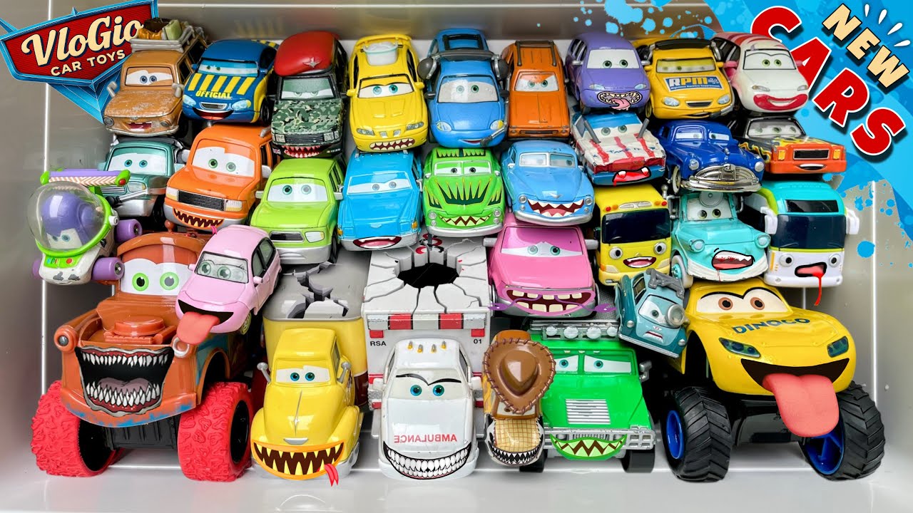 Disney Pixar Cars Unboxing Review | Lightning McQueen, Tow Mater, Doc Hudson, Sally Carrera, Cruz