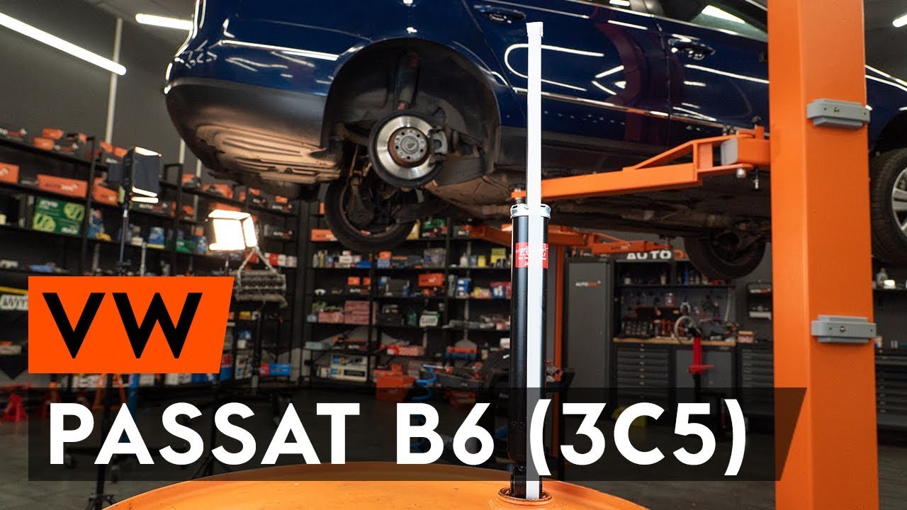 Comment remplacer un amortisseur arrière sur VW PASSAT B6 (3C5) [TUTORIEL AUTODOC]