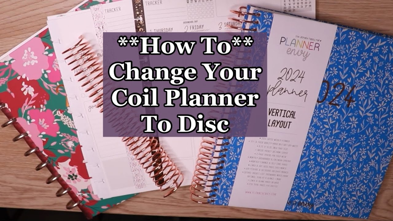 **How To** Transform Your Coil Spiral Planner Into A Disc Planner / Planner Envy