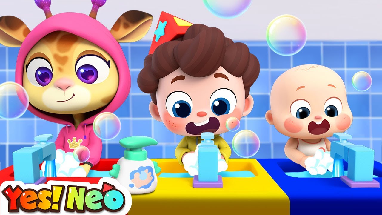 Clean Hands Song | Wash Your Hands | Good Habits Song | Nursery Rhymes & Kids Songs | Yes! Neo