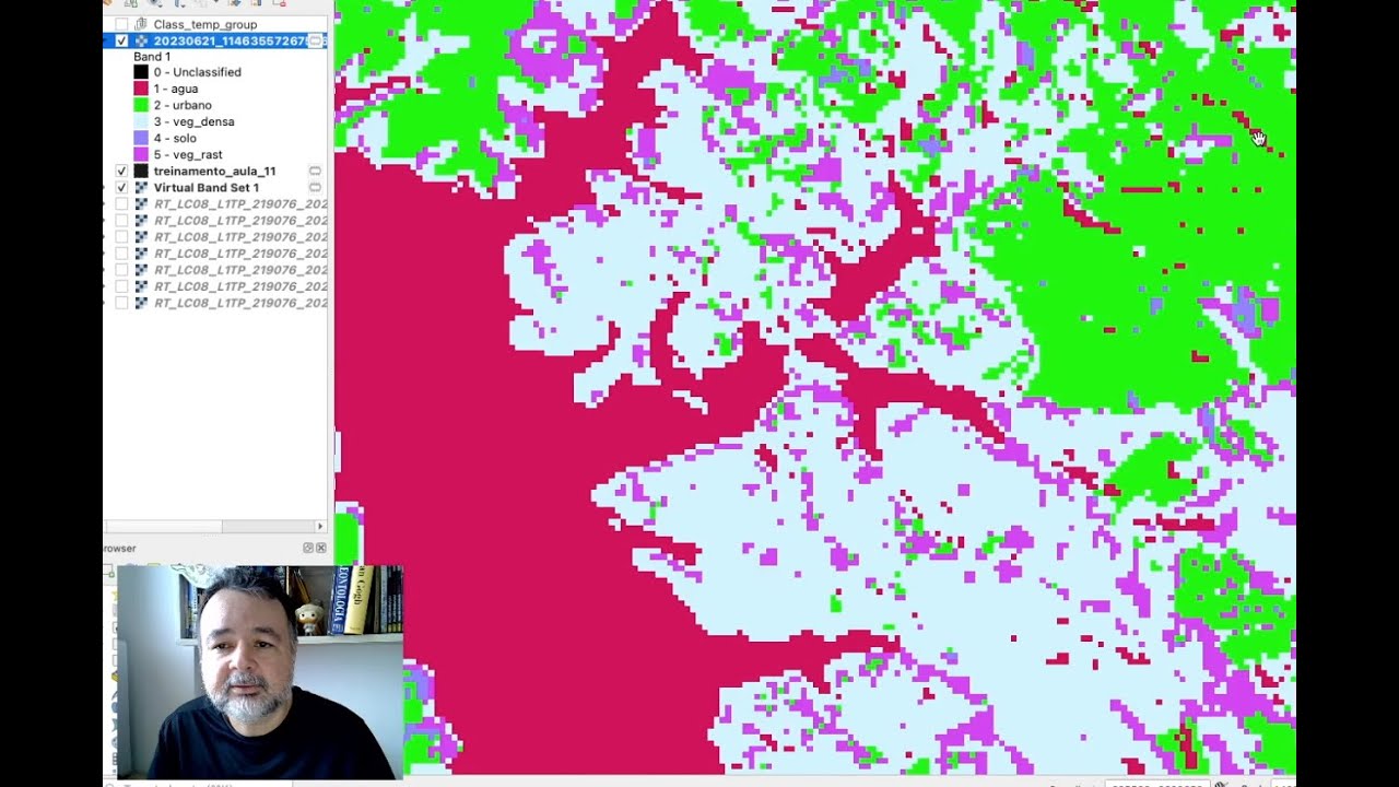 QGIS. Classificação supervisionada com o Semi Automatic Classification Plugin.