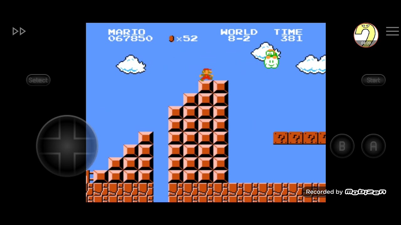 Mi primer speedrun del super mario bros...