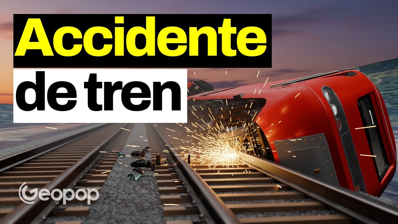 Accidente de tren en España: reconstrucción 3D de la colisión
