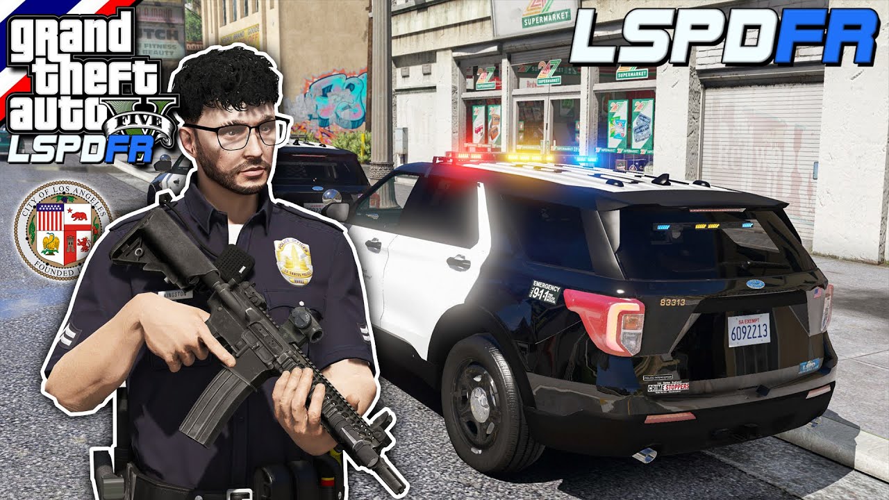 GTA V - LSPDFR มาเป็นตำรวจในเกม GTA V ตํารวจอเมริกา เหตุการณ์จับประชาชน เป็นตัวประกัน #362