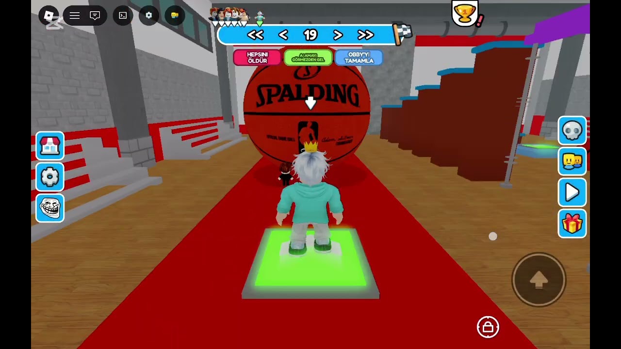 Bu oyunda lisede parkur yapıp liseden kaçtım!|Roblox Escape High School OBBY!