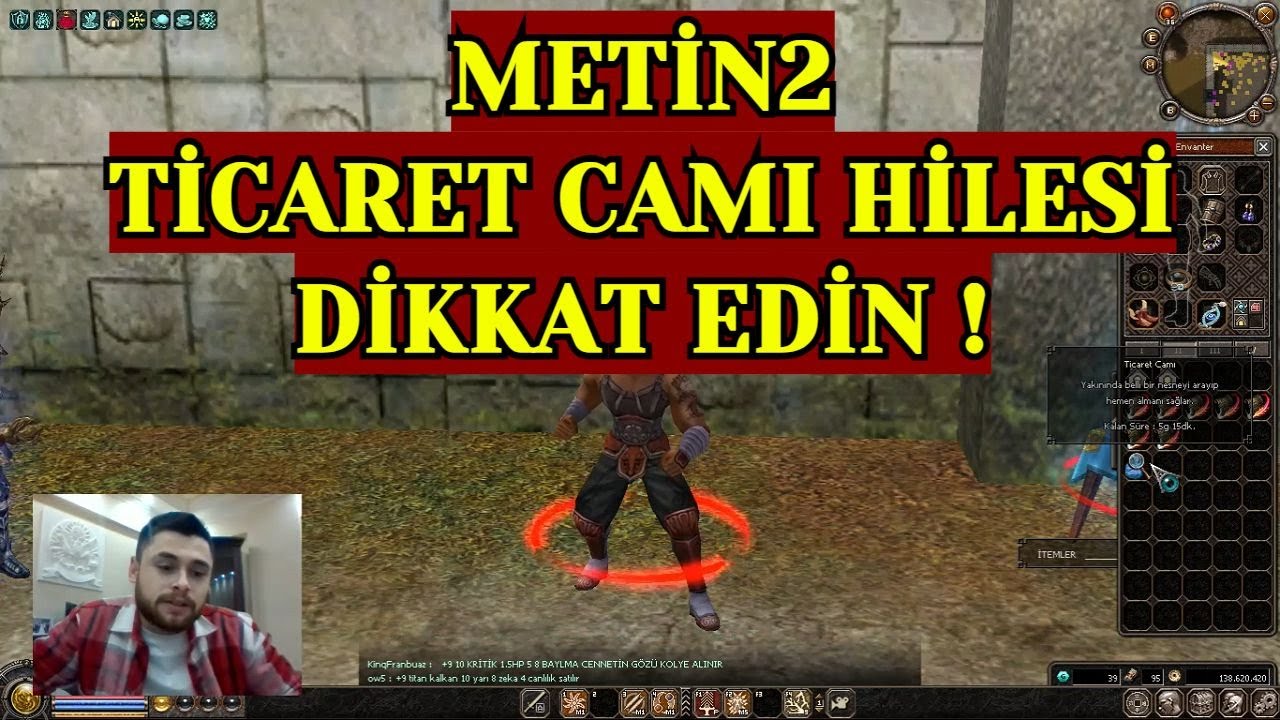 METİN2 TİCARET CAMI İLE YAPILAN HİLE, TİCARET CAMI UYANIKLIĞI.