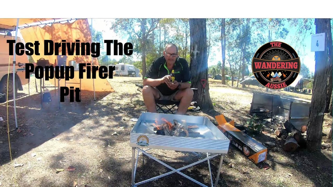 Ep 76. I test drive the Popup Firer Pit.