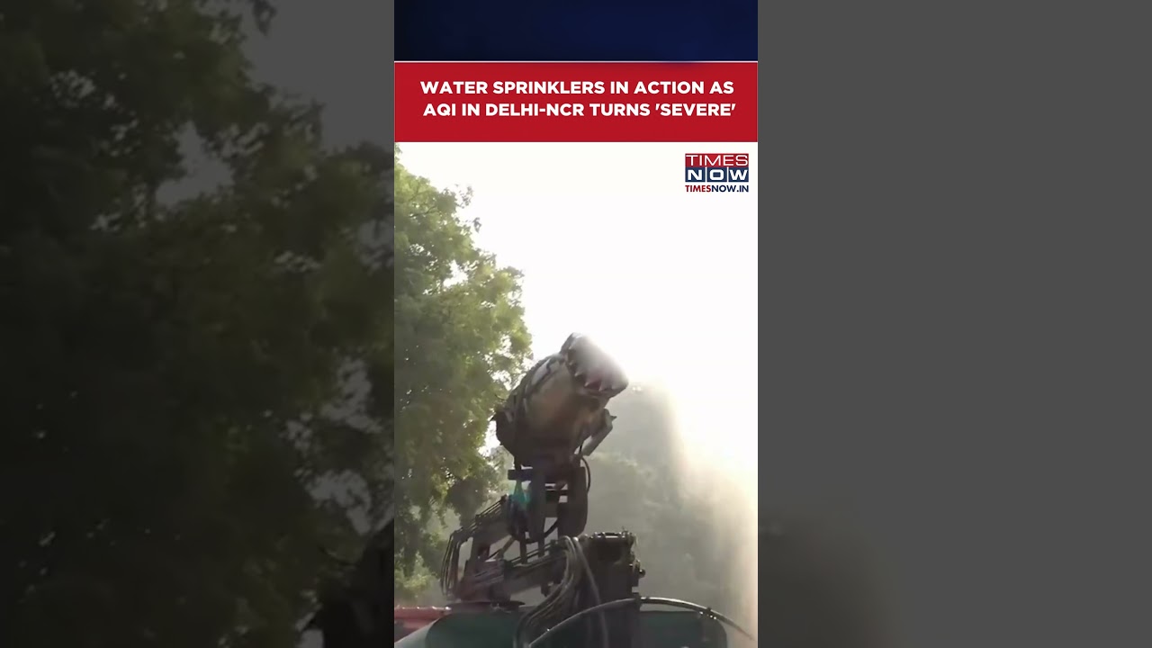 Delhi-NCR's AQI Turns 'Severe' Ahead Of Diwali, Water Sprinklers Pressed Into Service |WATCH #shorts