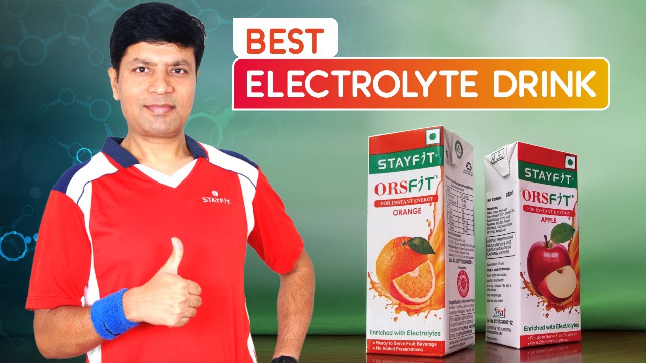 ORSFIT - Best Electrolyte Drink from Stayfit |ORS Apple & Orange 200ml |ORS Drink |Stayfit ORS|ORS