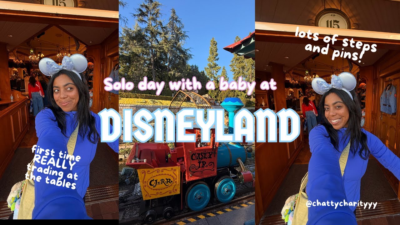 Solo Disney Day with a Baby (Hot Mom Walk at the Parks Vlog!)