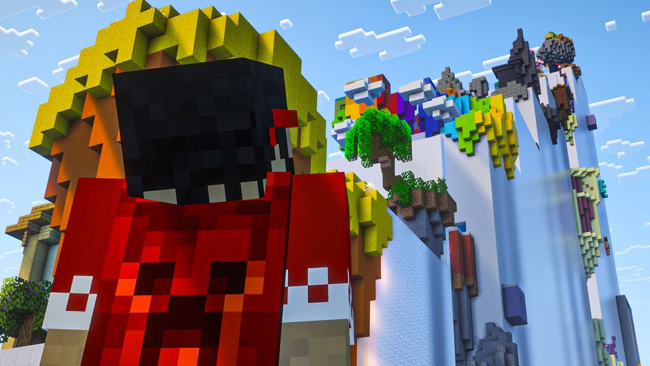 Minecraft Parkour Staircase