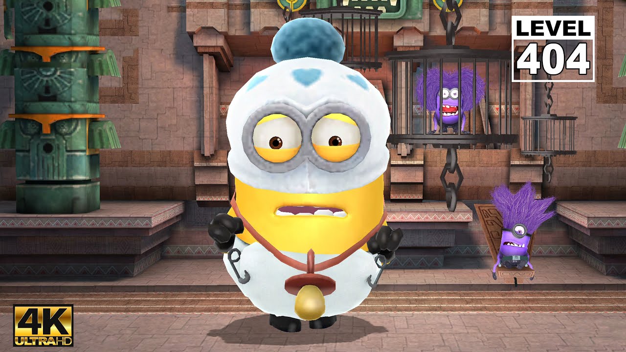 Despicable Me Minion Rush Baby Minion collect 6K Bananas at El Macho's Lair | Lv.404 Ep254 | UHD 4K