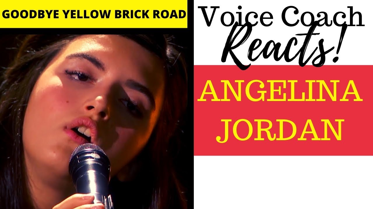 Voice Coach Reacts | Angelina Jordan | GOODBYE YELLOW BRICK ROAD | America's Got Talent