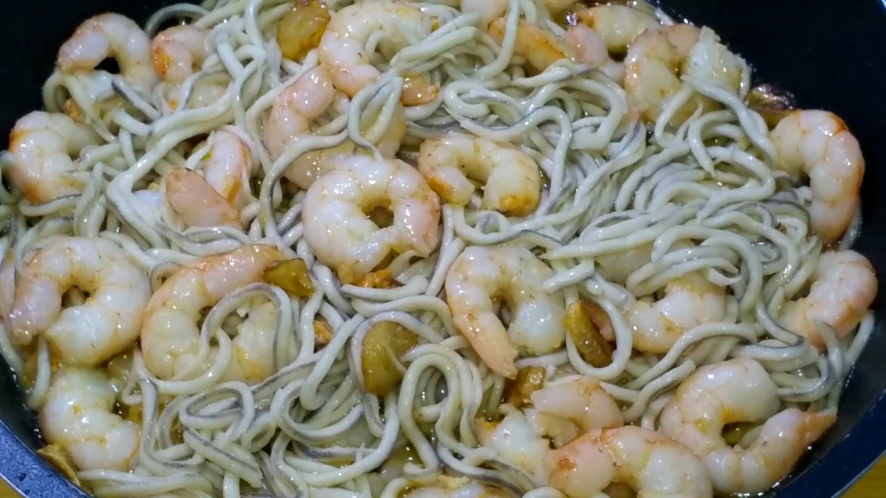 Gambas y Gula al Ajillo. Triunfarás!!!