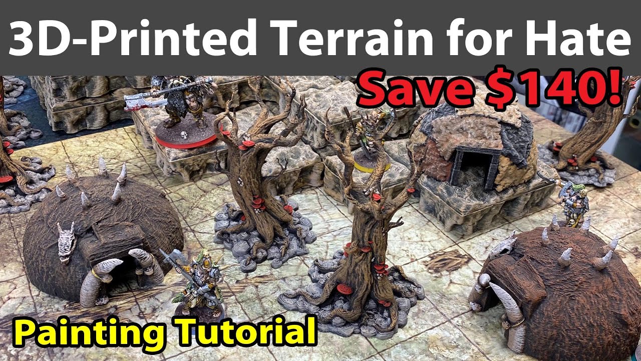 3D-Printing Terrain for Hate: Save $140!