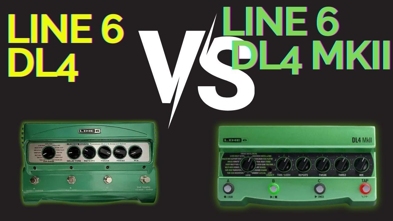 Line 6 DL4 and DL4 MkII Guitar Pedals Comparison (No Talking)