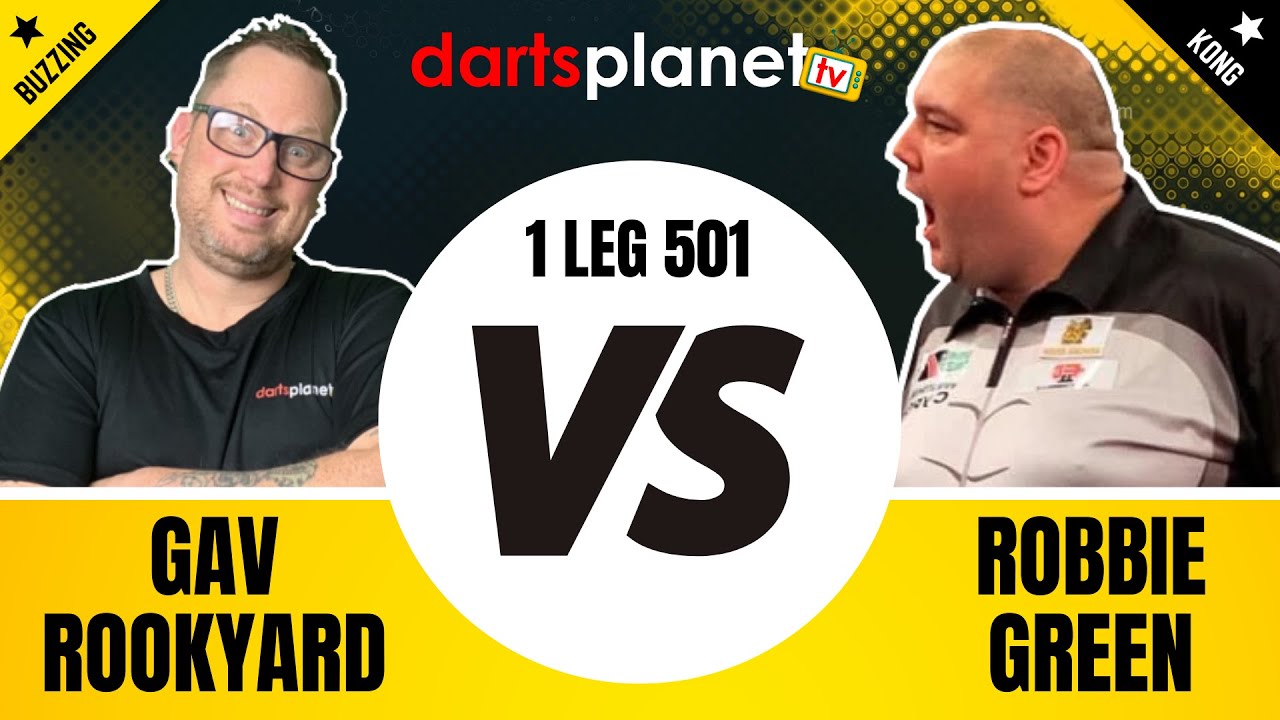 GAV ROOKYARD VS ROBBIE 'KONG' GREEN - 1 LEG OF 501