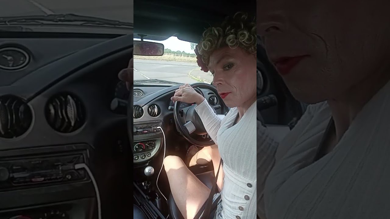 crossdresser in metal heel boots mtf transformation in public