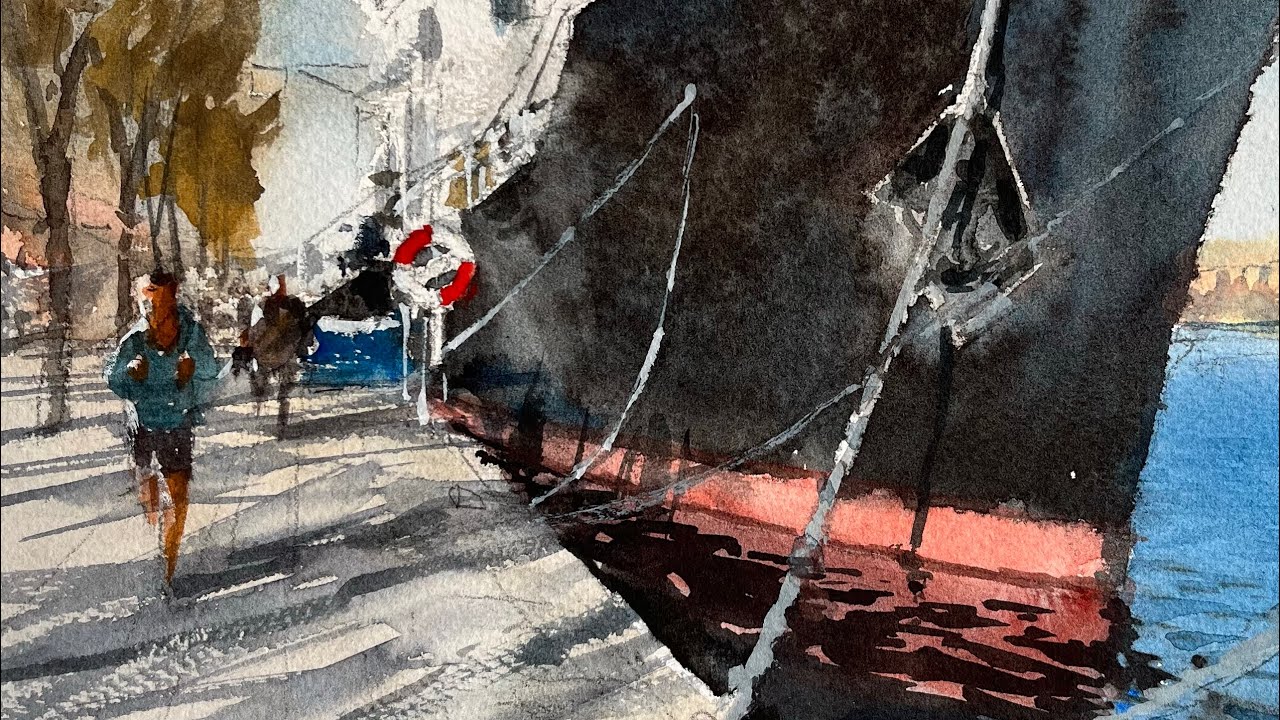 The big shape - Martha in Watercolour