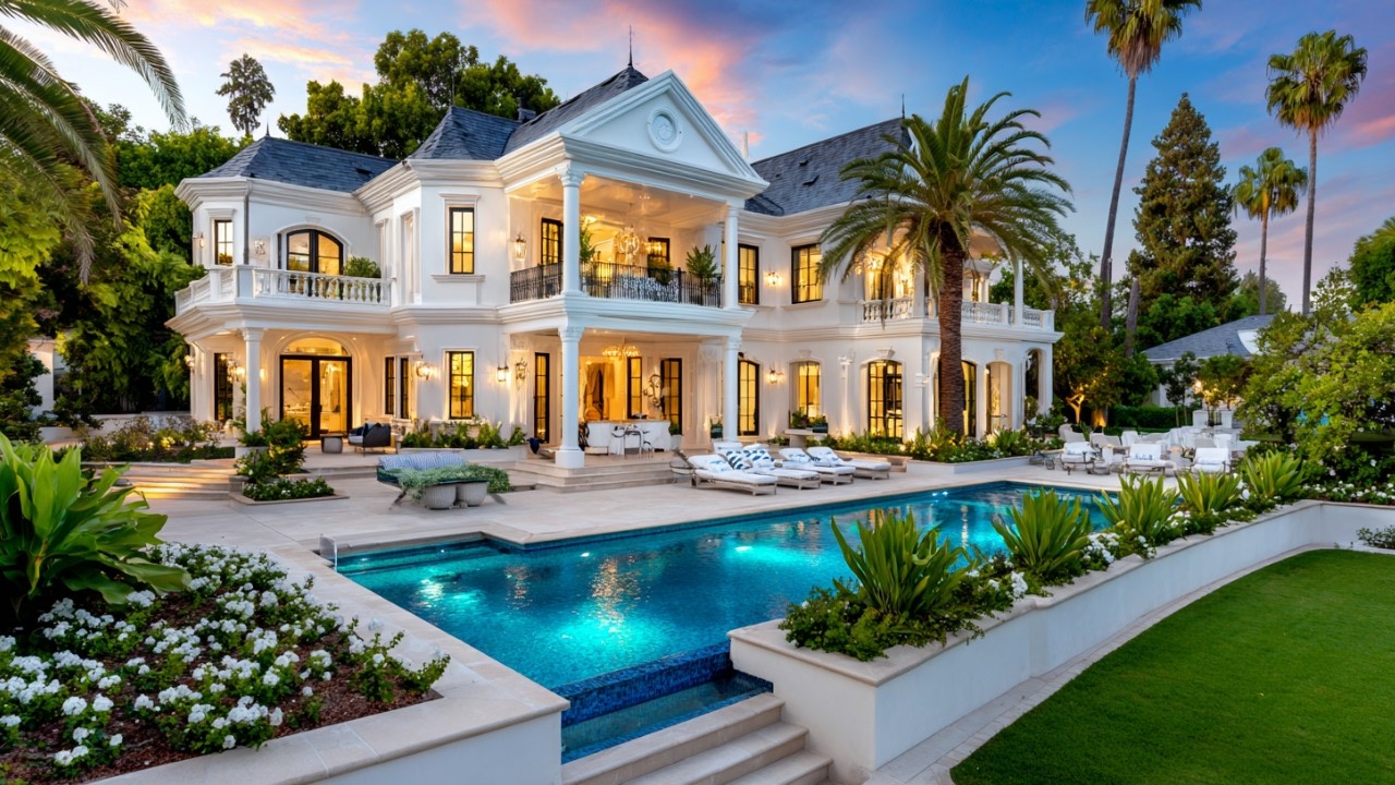 $31M Hamptons Style Mansion in Los Angeles 😱🏡 | Ultimate Luxury Home Tour
