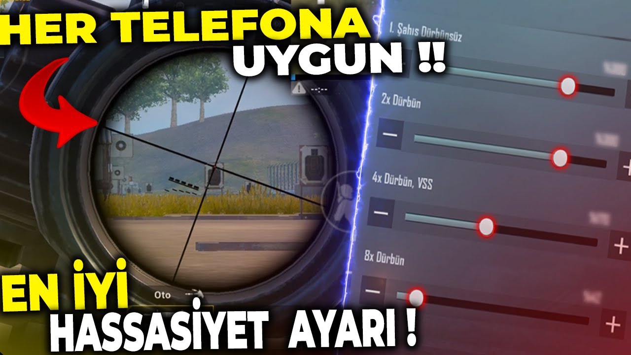 EN İYİ KONTROL VE HASSASİYET AYARI !! Her Telefona Uygun /Pubg Mobile