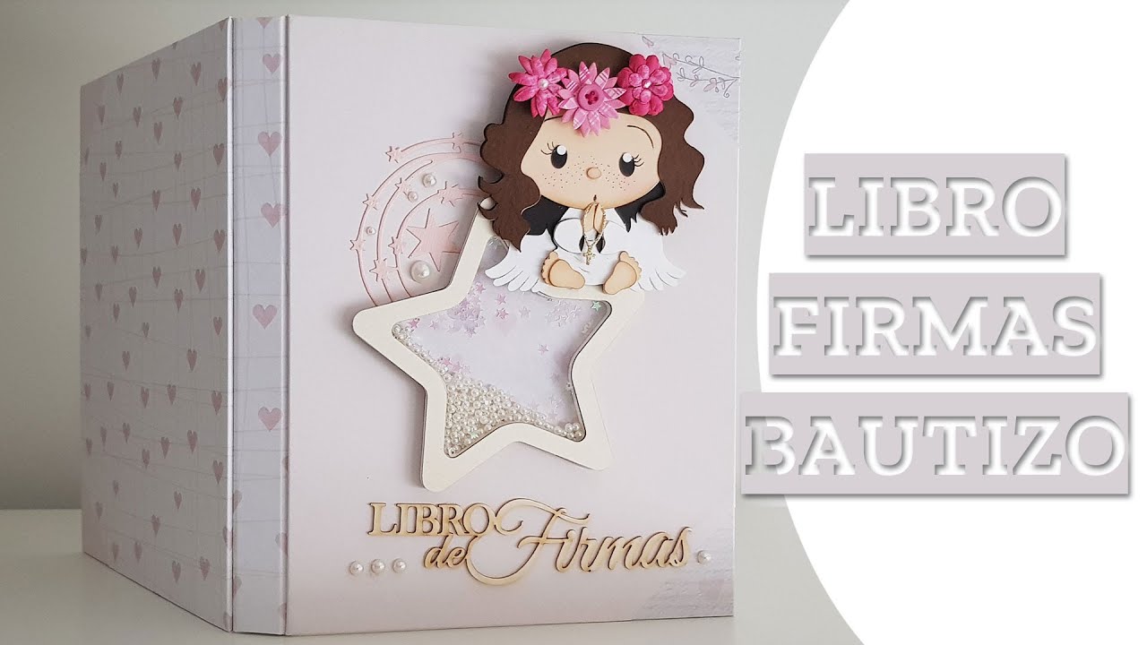 Libro de Firmas Bautizo | Espiral escondido