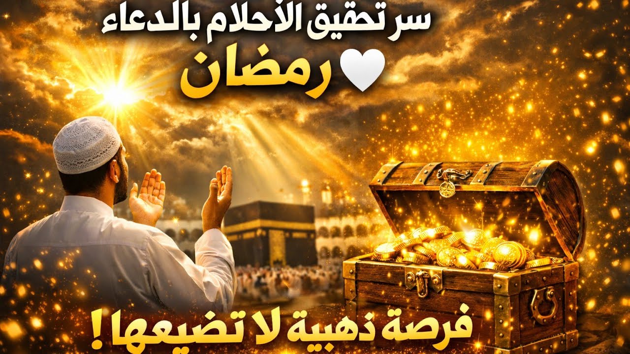 حقق أحلامك بالدعاء فى رمضان🌙 فرصة ذهبية لا تضيعها