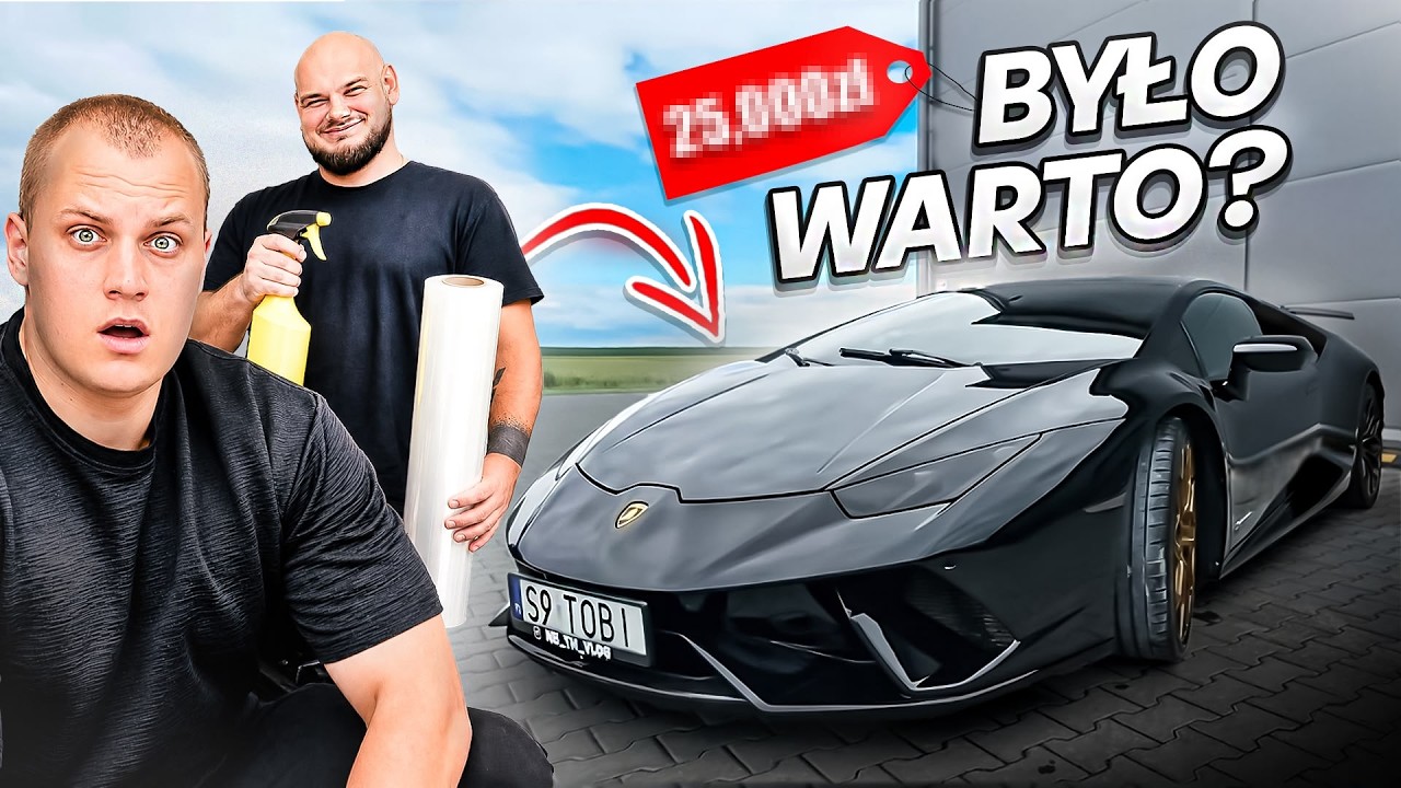 Okleiłem moje Lamborghini folią PPF &mdash; ile to kosztowało?
