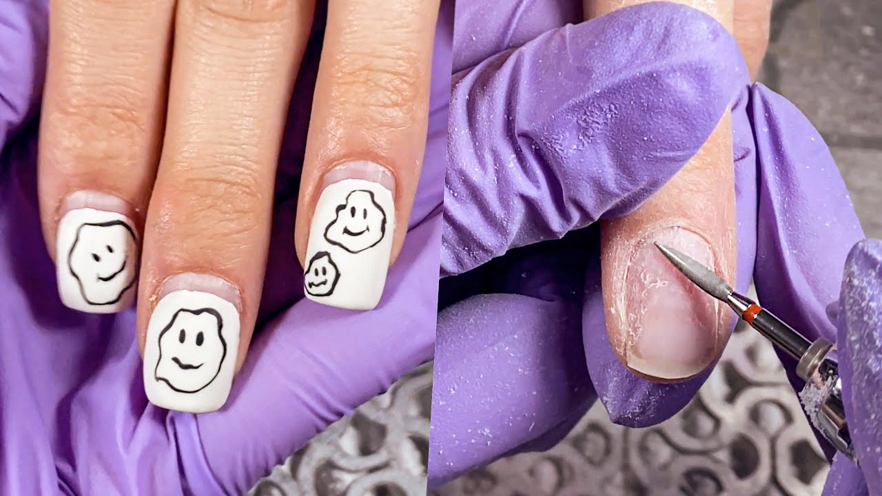 Manicura Rusa, Uñas de gel con encapsulado y Francesa