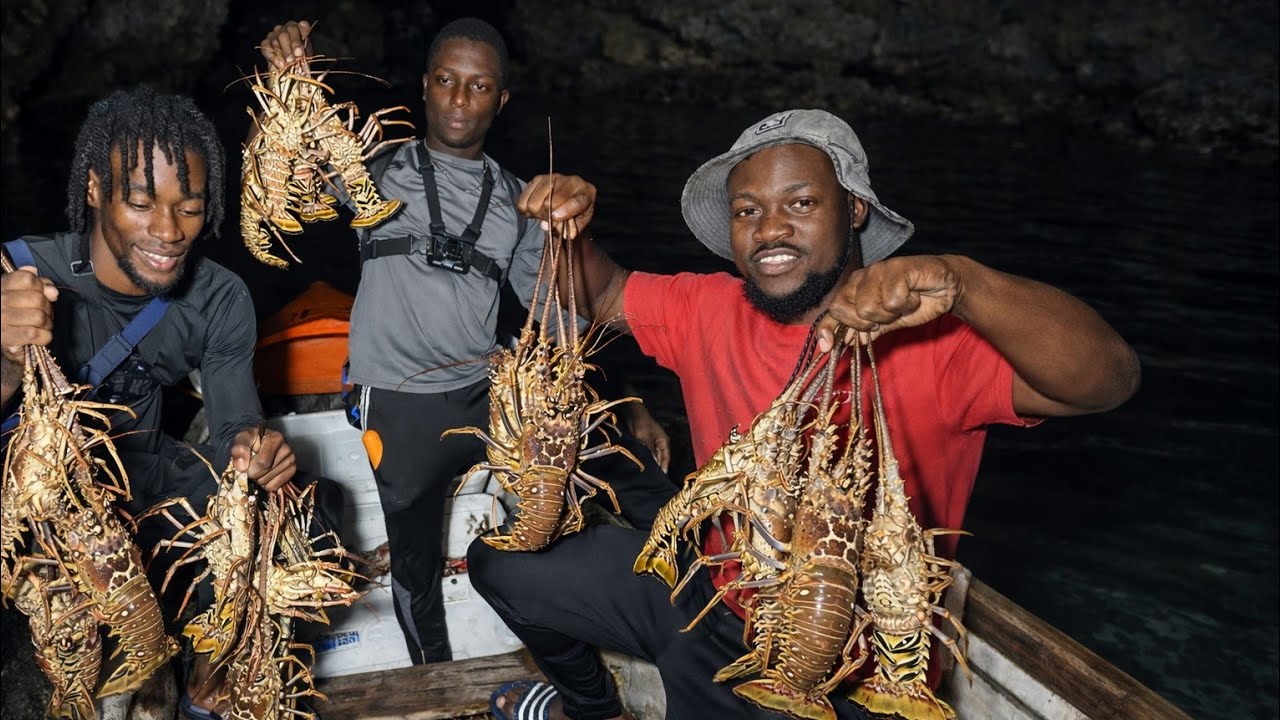 Мы нашли настоящую сокровищницу лобстеров 😱🦞 | Самый большой улов в истории Ямайки!