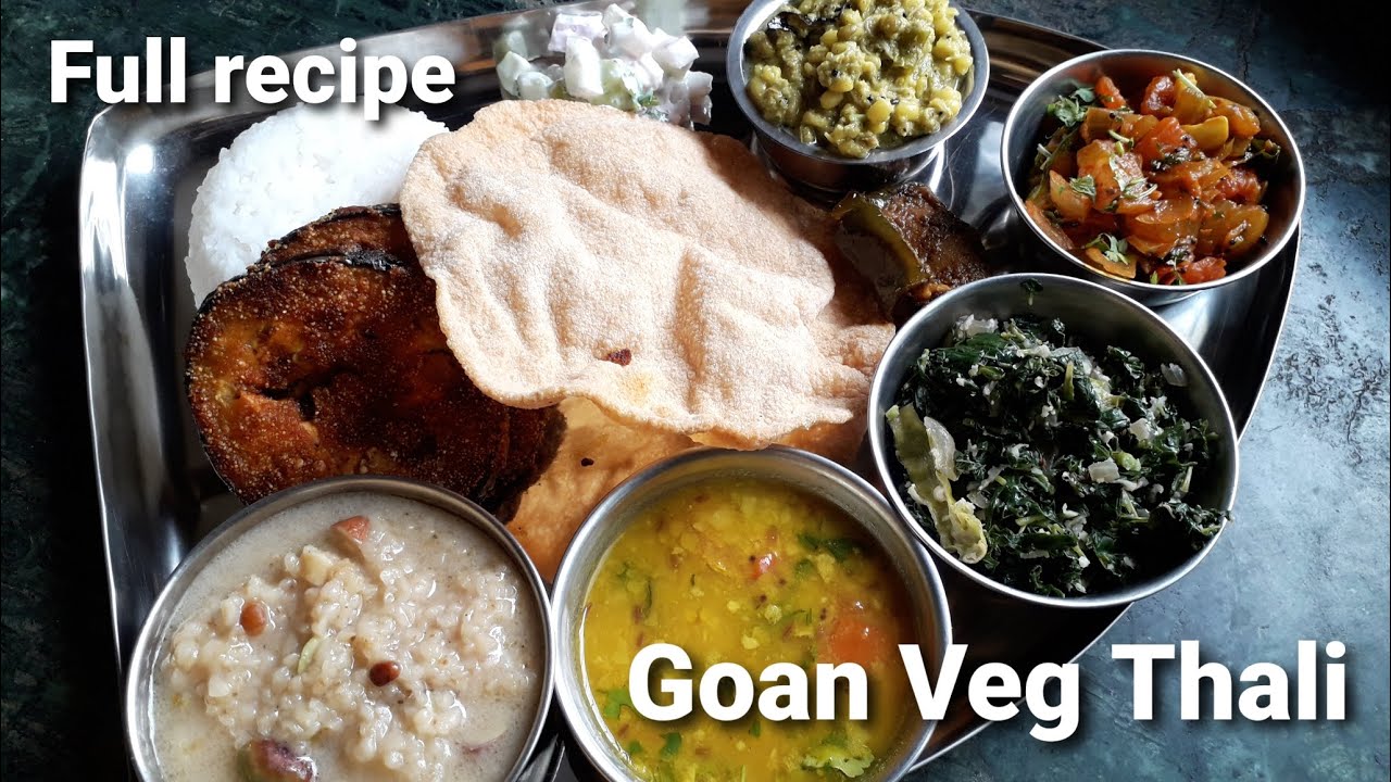 Authentic Goan Veg Thali #Goanthali #Goanrecipe #GoanFood