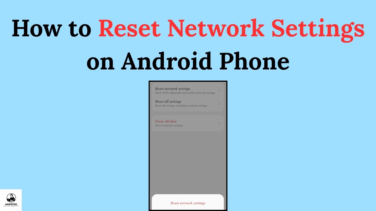 Как сбросить сетевые настройки на телефоне Android
