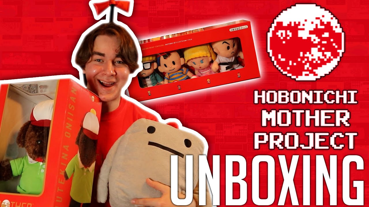 Hobonichi Mother Project Boney and Earthbound Plush Unboxing