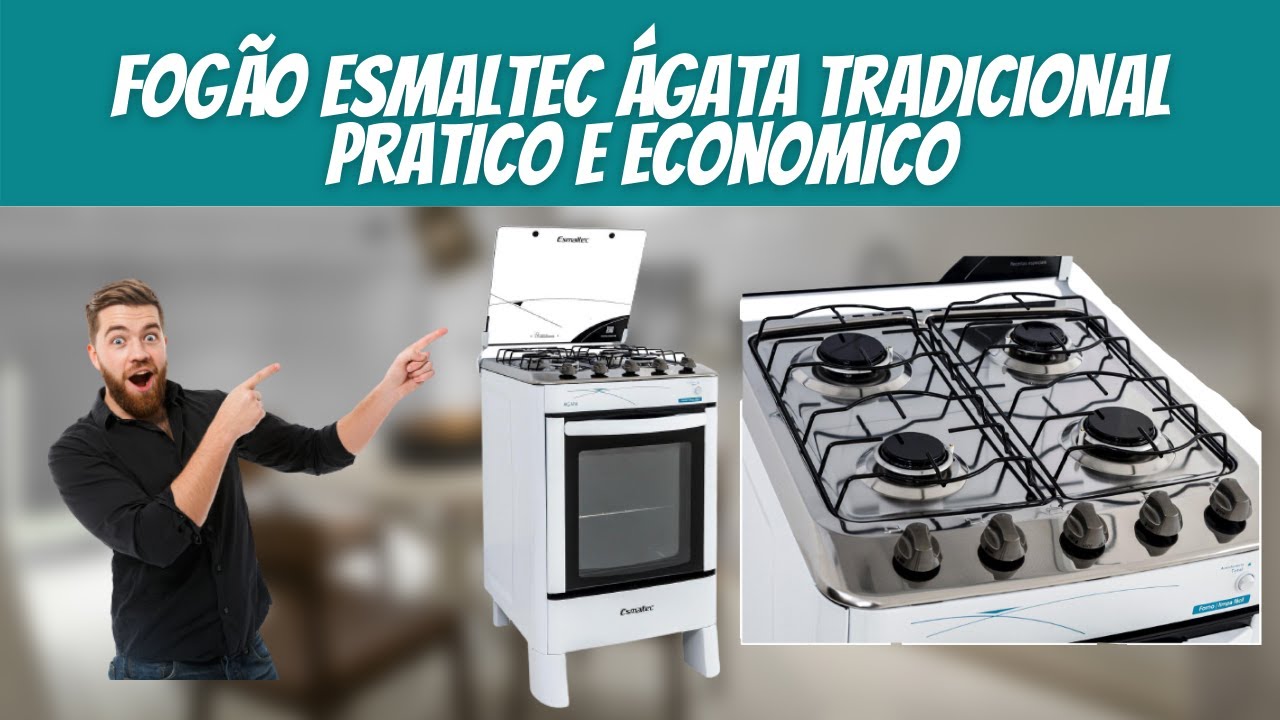 Fogão  Esmaltec Ágata  Tradicional Pratico e Economico