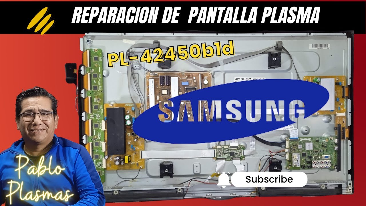 Reparacion de pantalla plasma samsung pl42450b1d