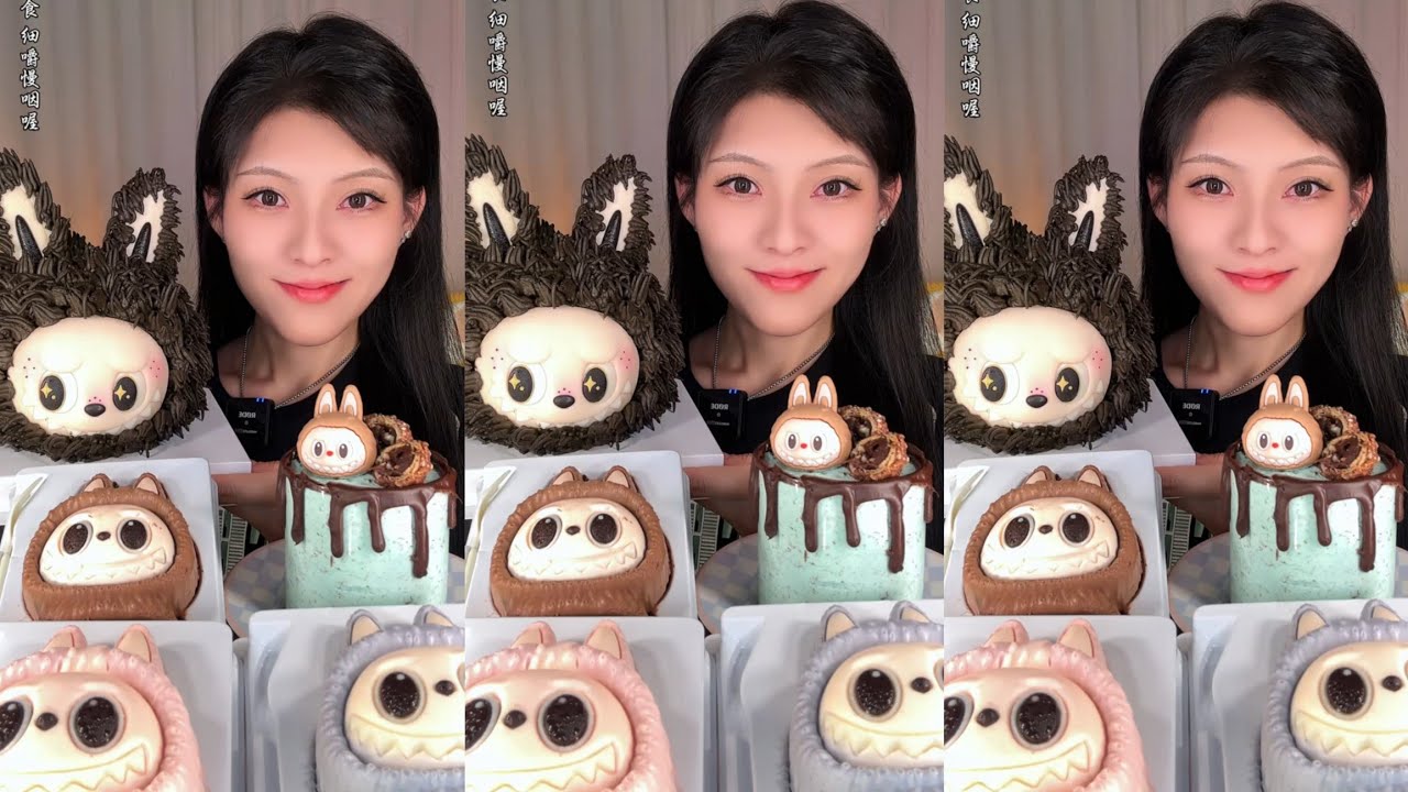 ASMR] Dessert Mukbang🎂🍦🍰🍮 (Creamy Crepe Cakes) 디저트 먹방 |Eating Sounds#cake #asmrcake #asmrcake