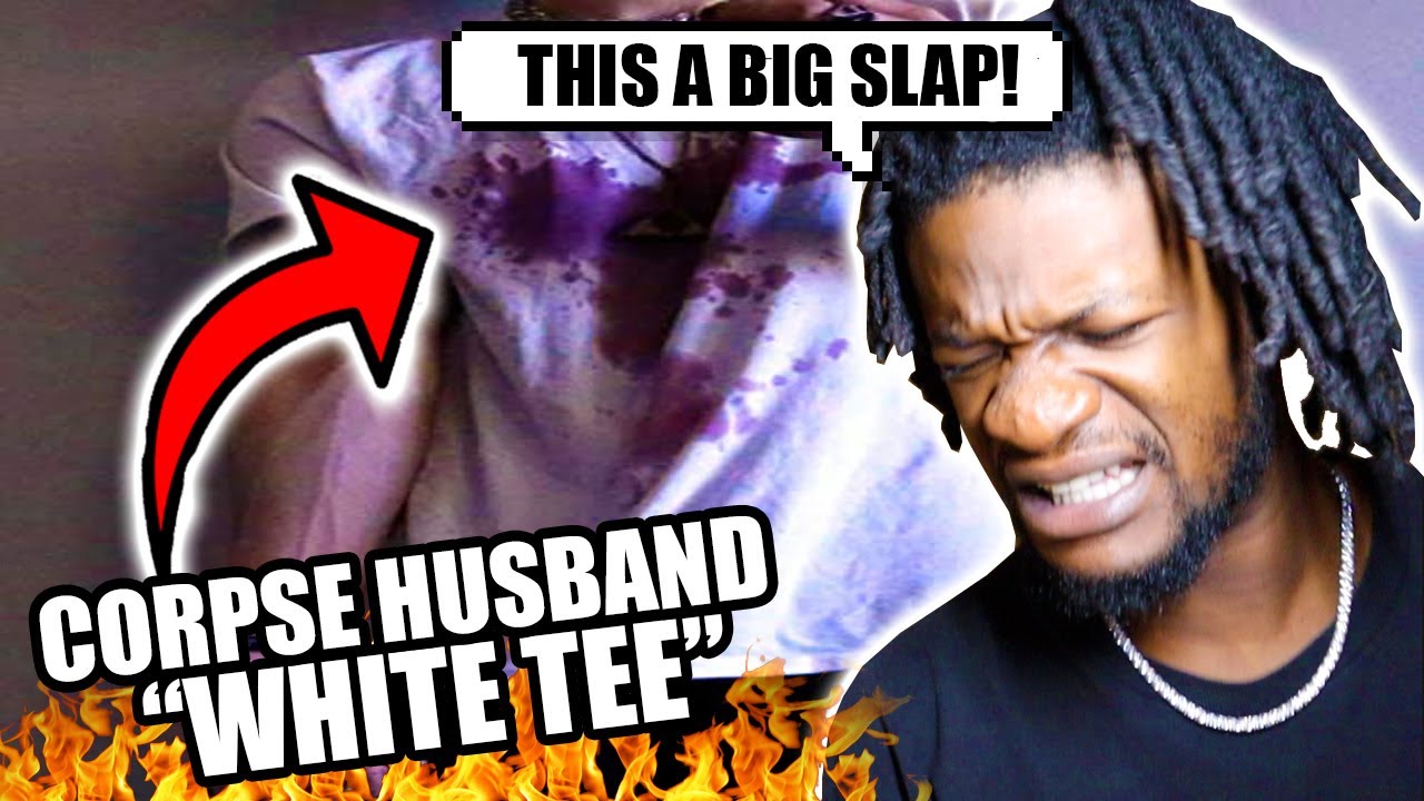 CORPSE - WHITE TEE (REACTION)