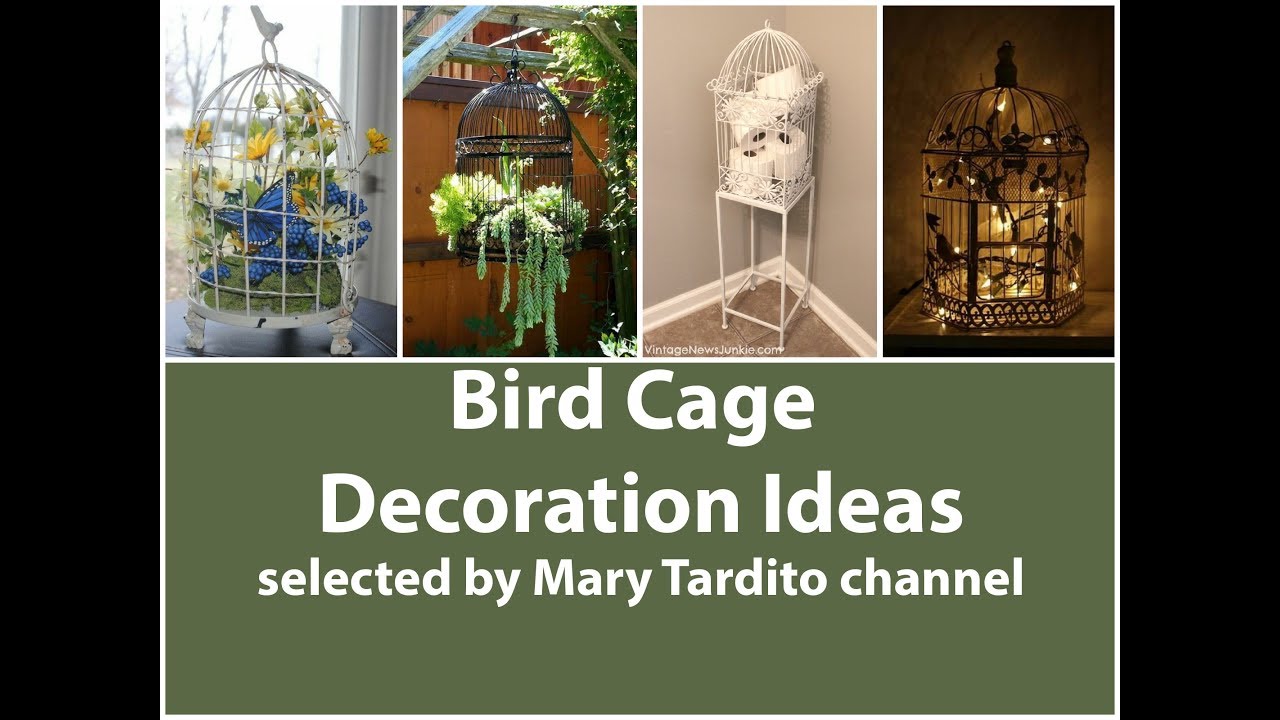 Bird Cage Decoration Ideas - More DIYs here @CozyHomezy