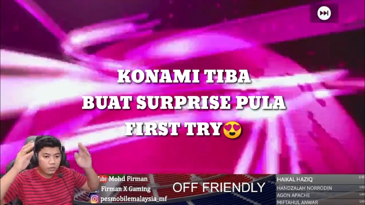 FIRST TRY DOK! REZEKI! GILAKNYA LA BA! ICONIC MOMENT! PES 2021 MOBILE