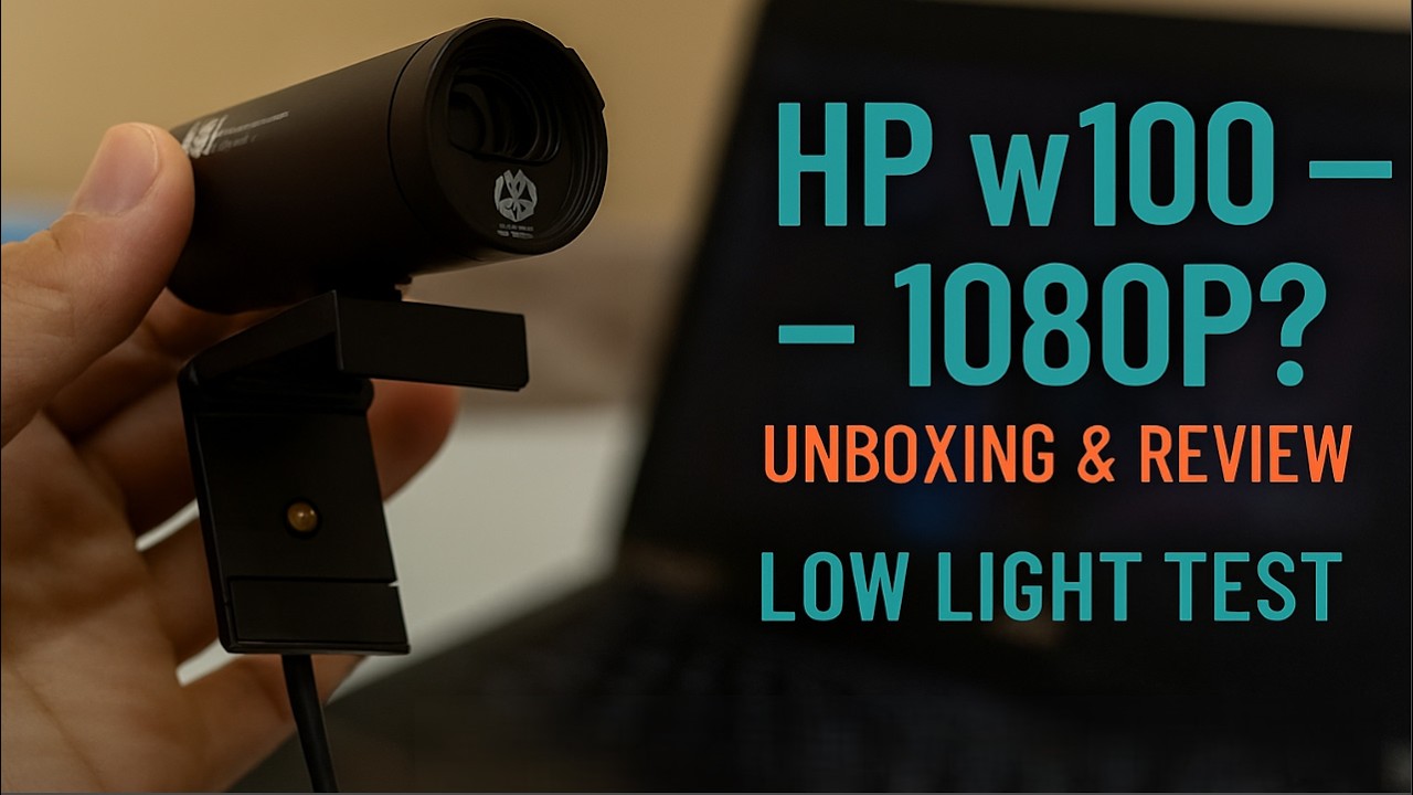Best Budget Webcam for Work from Home &mdash; HP W100 Hands-On