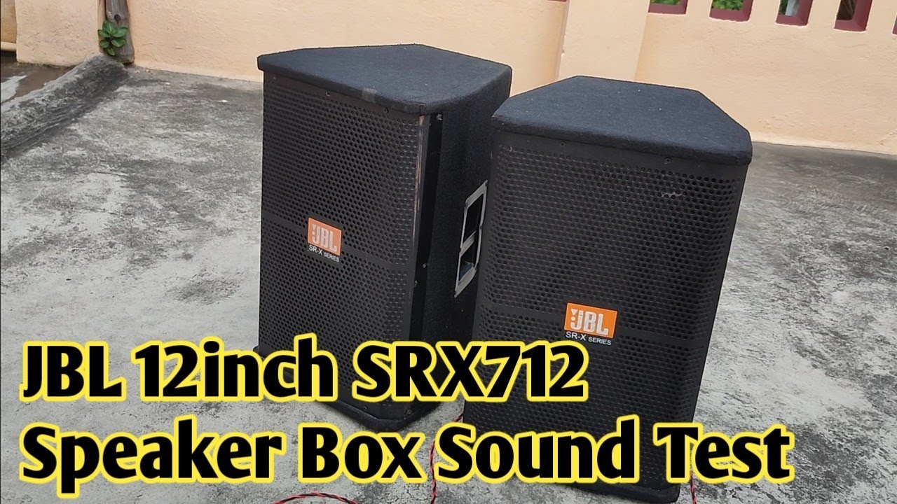 JBL 12inch SRX712 Speaker Box Sound Test