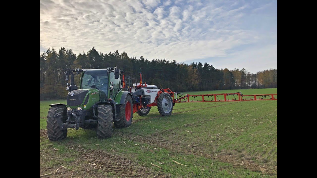 Jesienne odchwaszczanie zbóż ozimych 🌾💧 [Vlog#44] Fendt 314 Vario Profi + Kuhn Lexis 2400