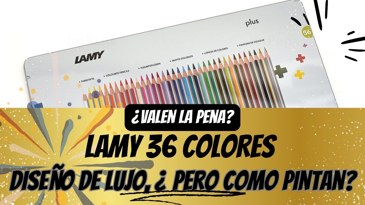🎨 Probando los lápices de colores Lamy | Unboxing + ilustración y reseña.
