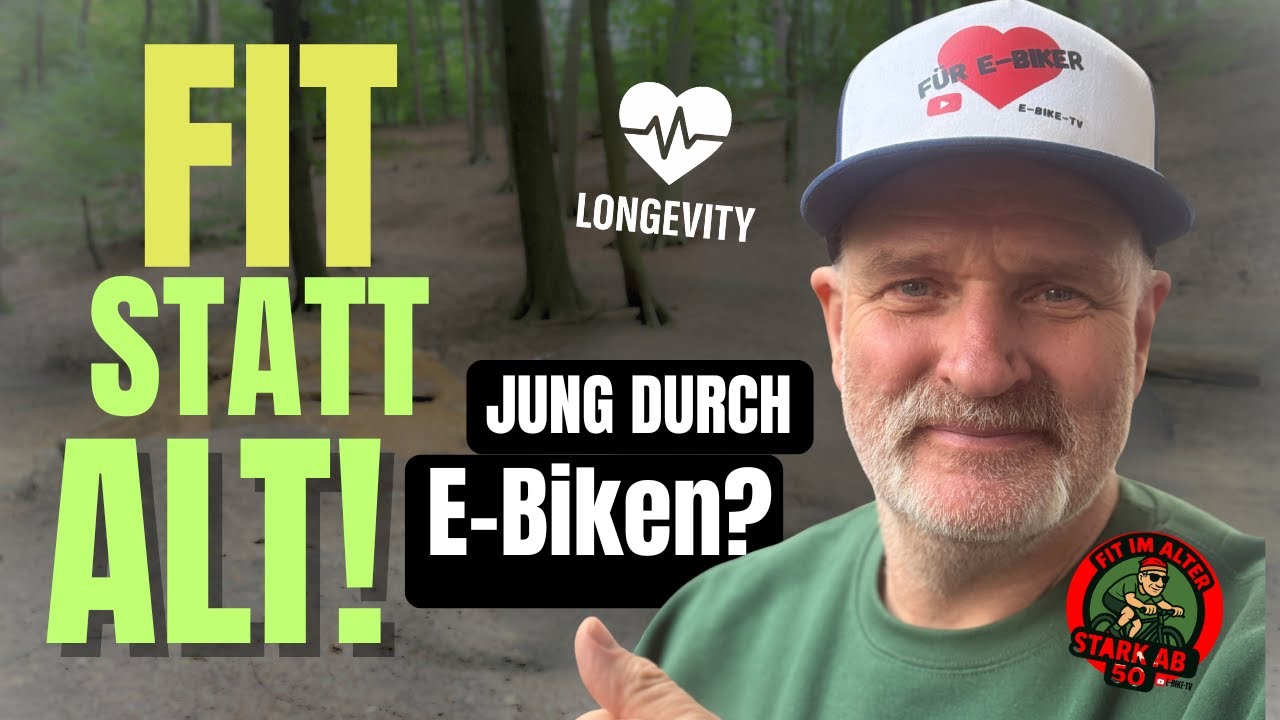 Mit dem E-Bike jung und stark und stabil bleiben? Teil 1 von: Fit im Alter, stark ab 50 💪🚴 #gesund