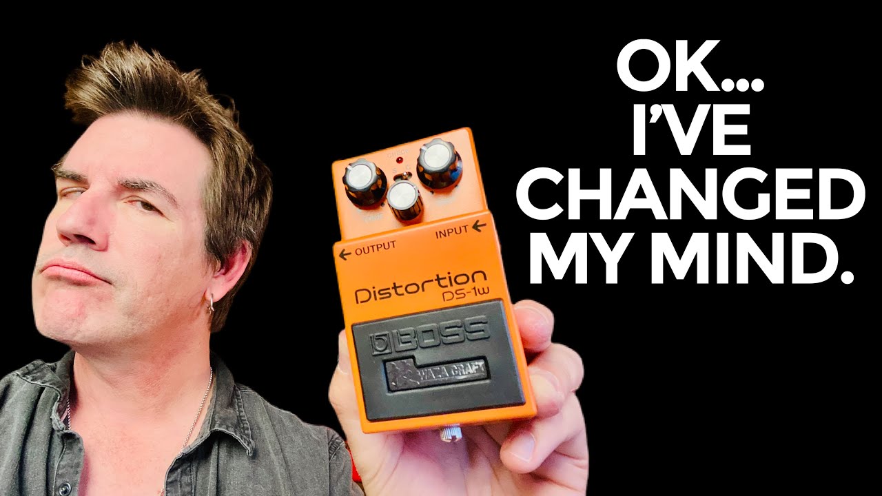 BOSS DS1W WAZA DISTORTION PEDAL... I GET IT NOW