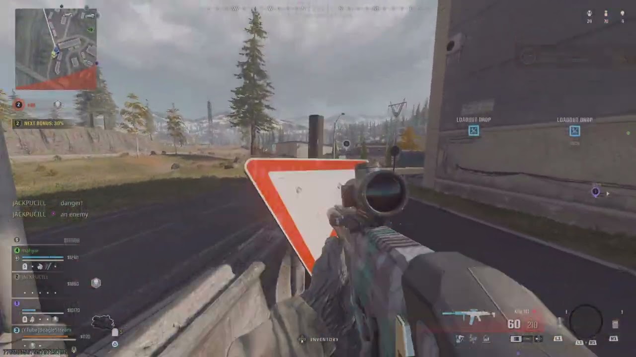 Warzone Verdansk, dead, downed and chased