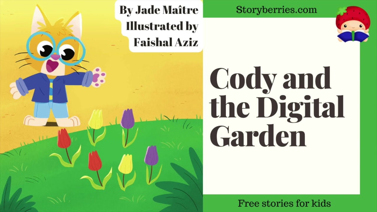 CODY IN THE DIGITAL GARDEN  #coding #logic 🍓 Read along animated picture book with English subtitles