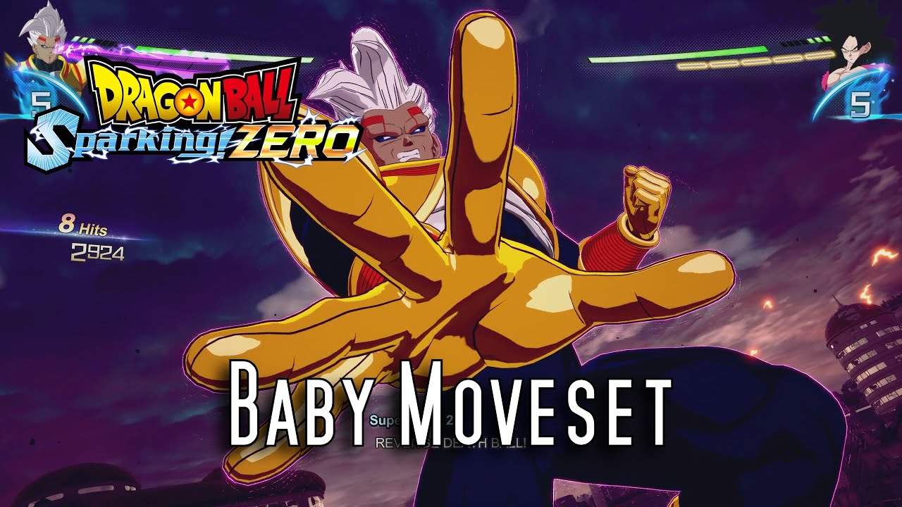 Dragon Ball Sparking ZERO Baby Moveset