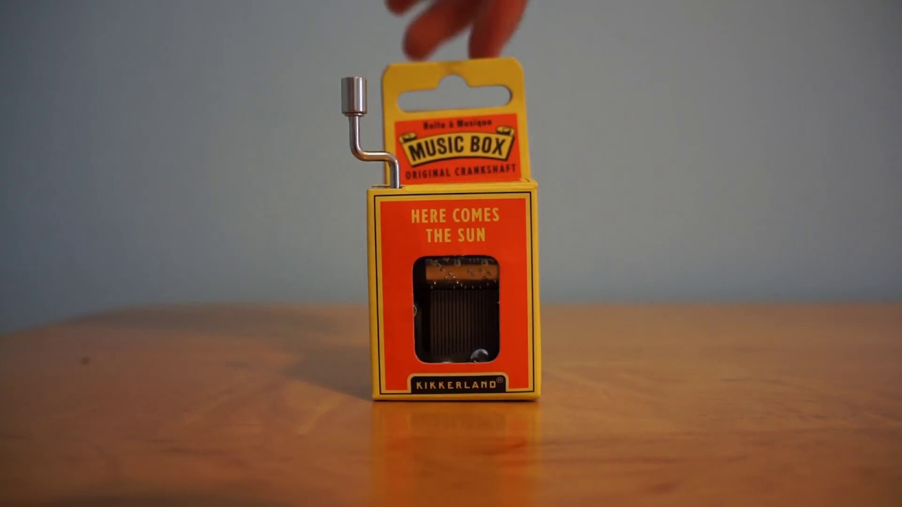Kikkerland Music Box Here comes the sun